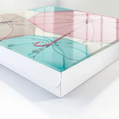 Armoire à clés design Parapluies pastel