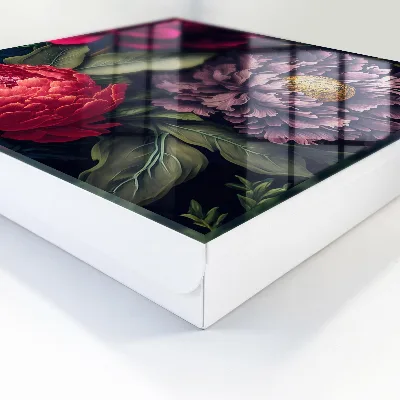 Armoire à clés décorative Fleurs de luxe
