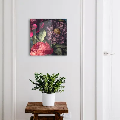 Armoire à clés décorative Fleurs de luxe