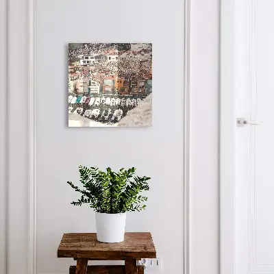 Armoire à clés décorative Une ville balnéaire