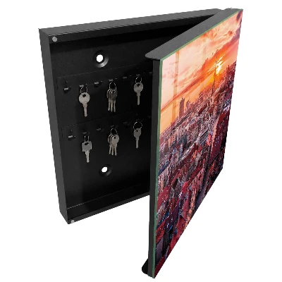 Armoire à clés design Coucher de soleil