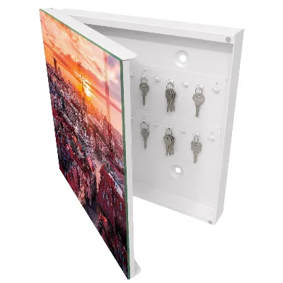 Armoire à clés design Coucher de soleil