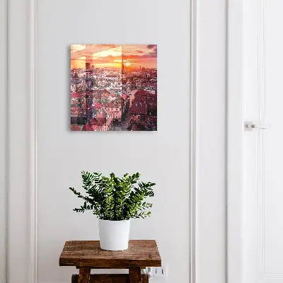 Armoire à clés design Coucher de soleil