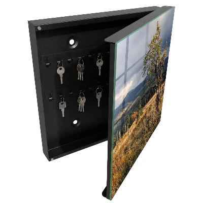 Armoire à clés design Paysage d'automne