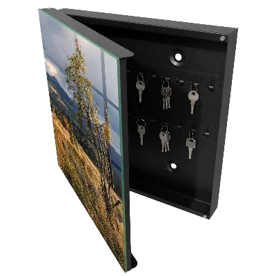 Armoire à clés design Paysage d'automne