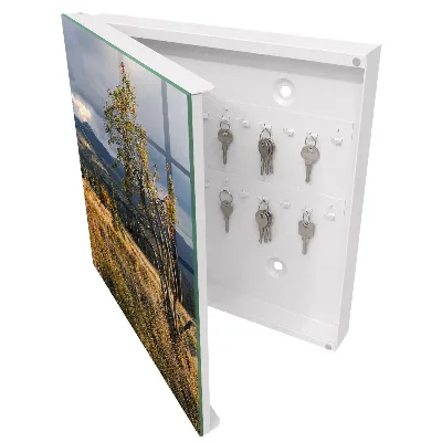 Armoire à clés design Paysage d'automne