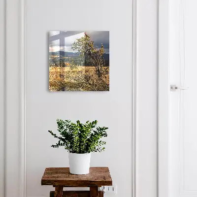 Armoire à clés design Paysage d'automne