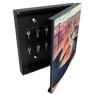 Armoire à clés décorative Roches et eau