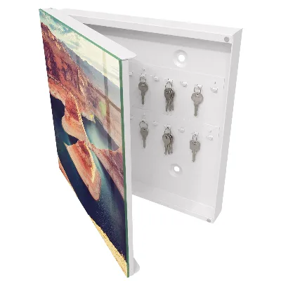 Armoire à clés décorative Roches et eau
