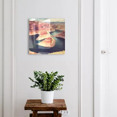 Armoire à clés décorative Roches et eau