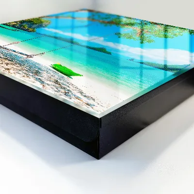 Armoire à clés décorative Paradis tropical