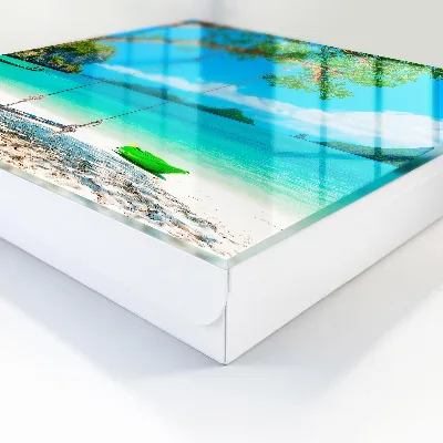 Armoire à clés décorative Paradis tropical