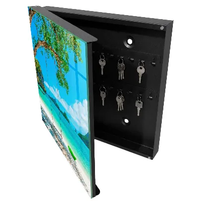 Armoire à clés décorative Paradis tropical