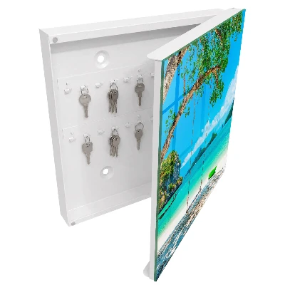 Armoire à clés décorative Paradis tropical