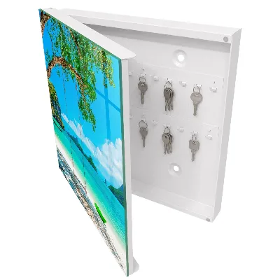 Armoire à clés décorative Paradis tropical