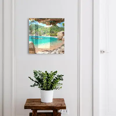 Armoire à clés design Une vue paradisiaque