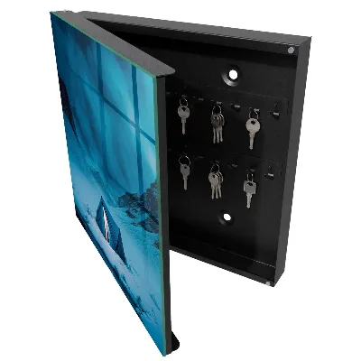 Armoire à clés décorative Nuit bleue