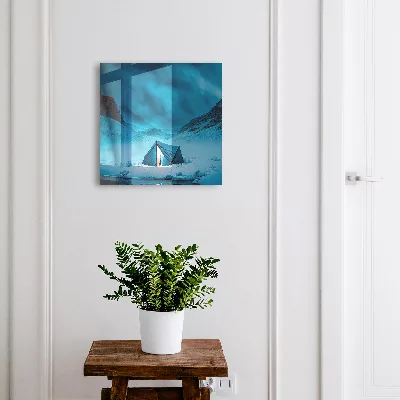 Armoire à clés décorative Nuit bleue