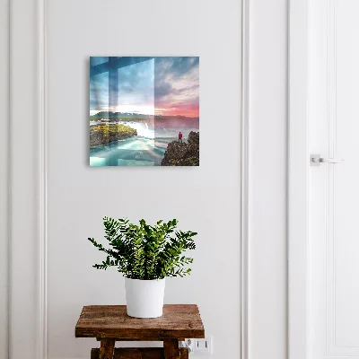 Boîte à clés murale décorative La puissance de la nature