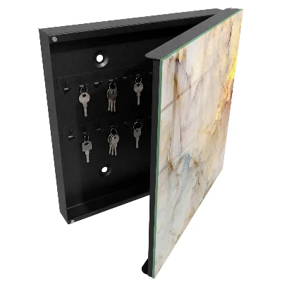Armoire à clés décorative Élégance du marbre