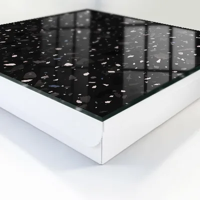 Armoire à clés design Terrazzo noir