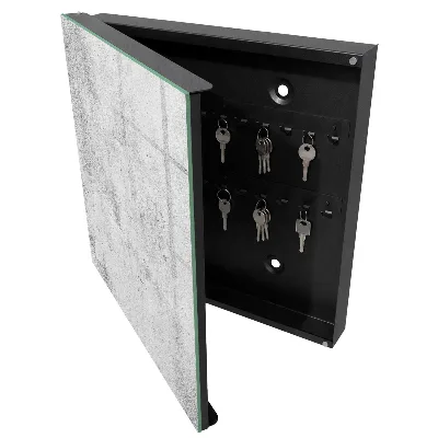 Armoire à clés design Élégance brute