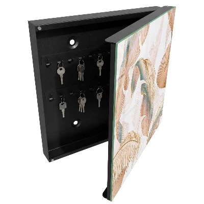 Armoire à clés décorative Feuilles délicates