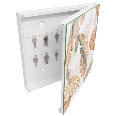 Armoire à clés décorative Feuilles délicates
