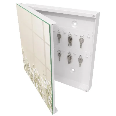Armoire à clés décorative Subtilité des fleurs