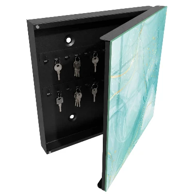Armoire à clés design Élégance turquoise
