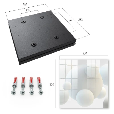 Armoire à clés décorative Boules délicates