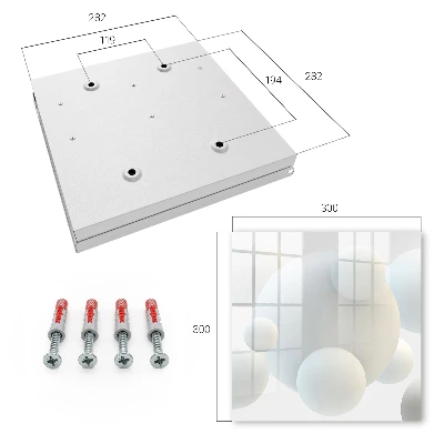 Armoire à clés décorative Boules délicates
