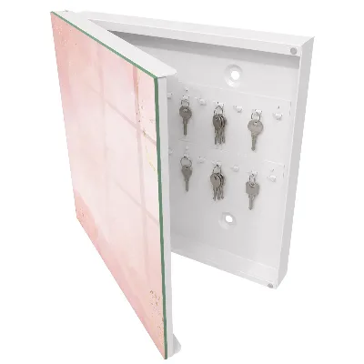 Armoire à clés design Élégance pastel