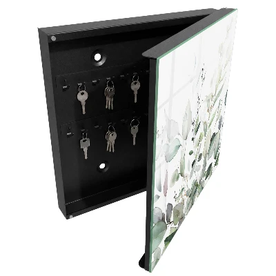 Armoire à clés décorative Élégance verte