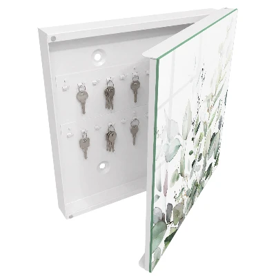 Armoire à clés décorative Élégance verte
