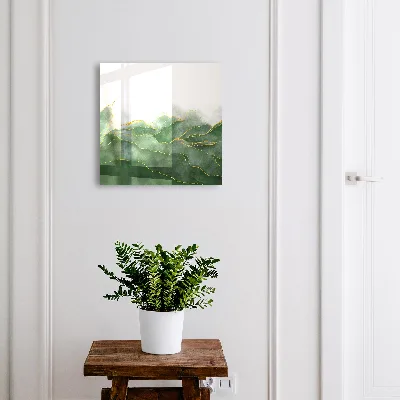Armoire à clés décorative Collines vertes