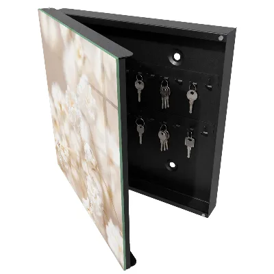 Armoire à clés design Fleurs éclatantes