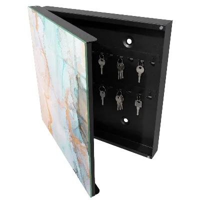Armoire à clés décorative Marbre coloré
