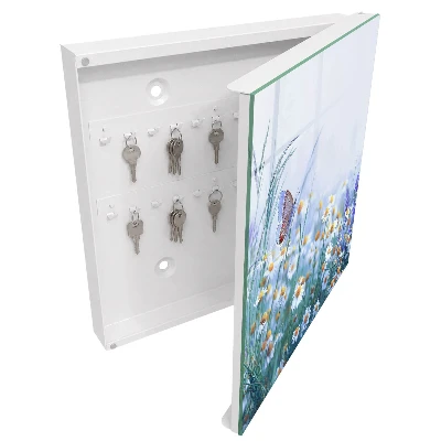Boîte à clés murale décorative Prairie d'été