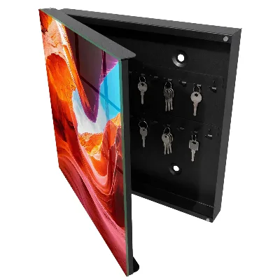 Armoire à clés design Roches colorées
