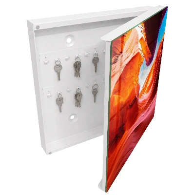 Armoire à clés design Roches colorées