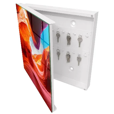 Armoire à clés design Roches colorées