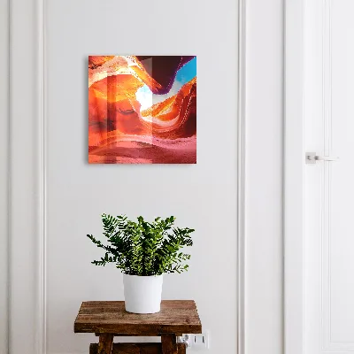 Armoire à clés design Roches colorées