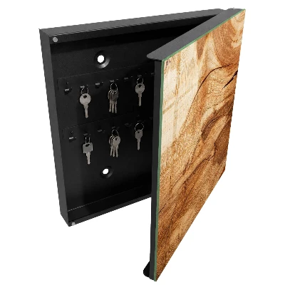 Armoire à clés décorative Texture bois