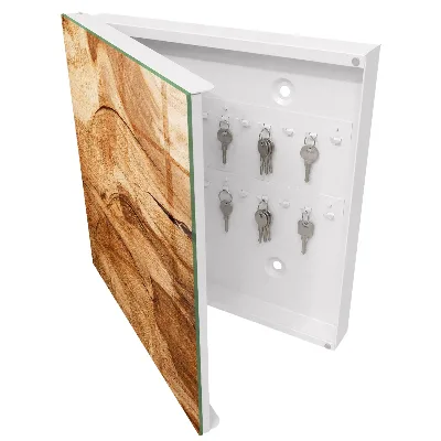 Armoire à clés décorative Texture bois