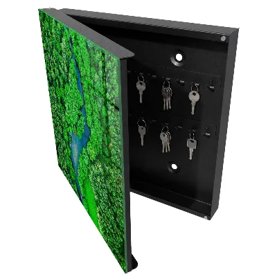 Armoire à clés décorative Forêts vertes