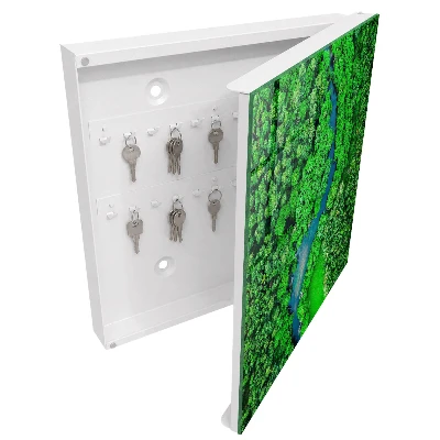 Armoire à clés décorative Forêts vertes
