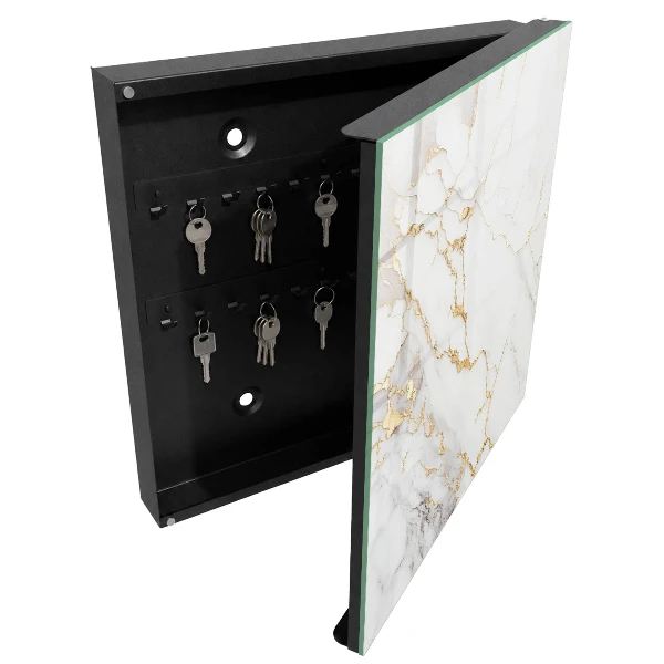 Armoire à clés décorative Magnifique motif marbré