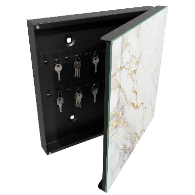Armoire à clés décorative Magnifique motif marbré