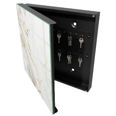 Armoire à clés décorative Magnifique motif marbré